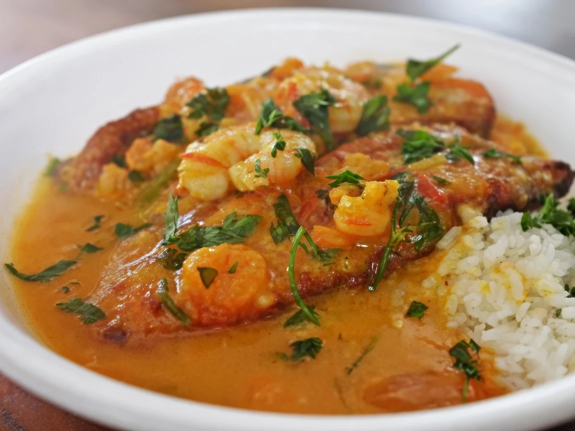 Filé de Peixe com Molho de Camarão P